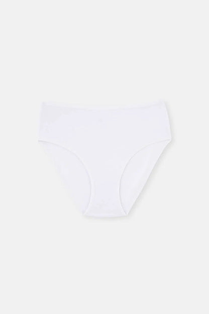 Siyah-beyaz-ten Yüksek Bel 3'lü Slip Külot