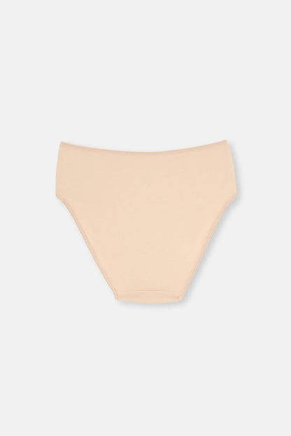 Siyah-beyaz-ten Yüksek Bel 3'lü Slip Külot