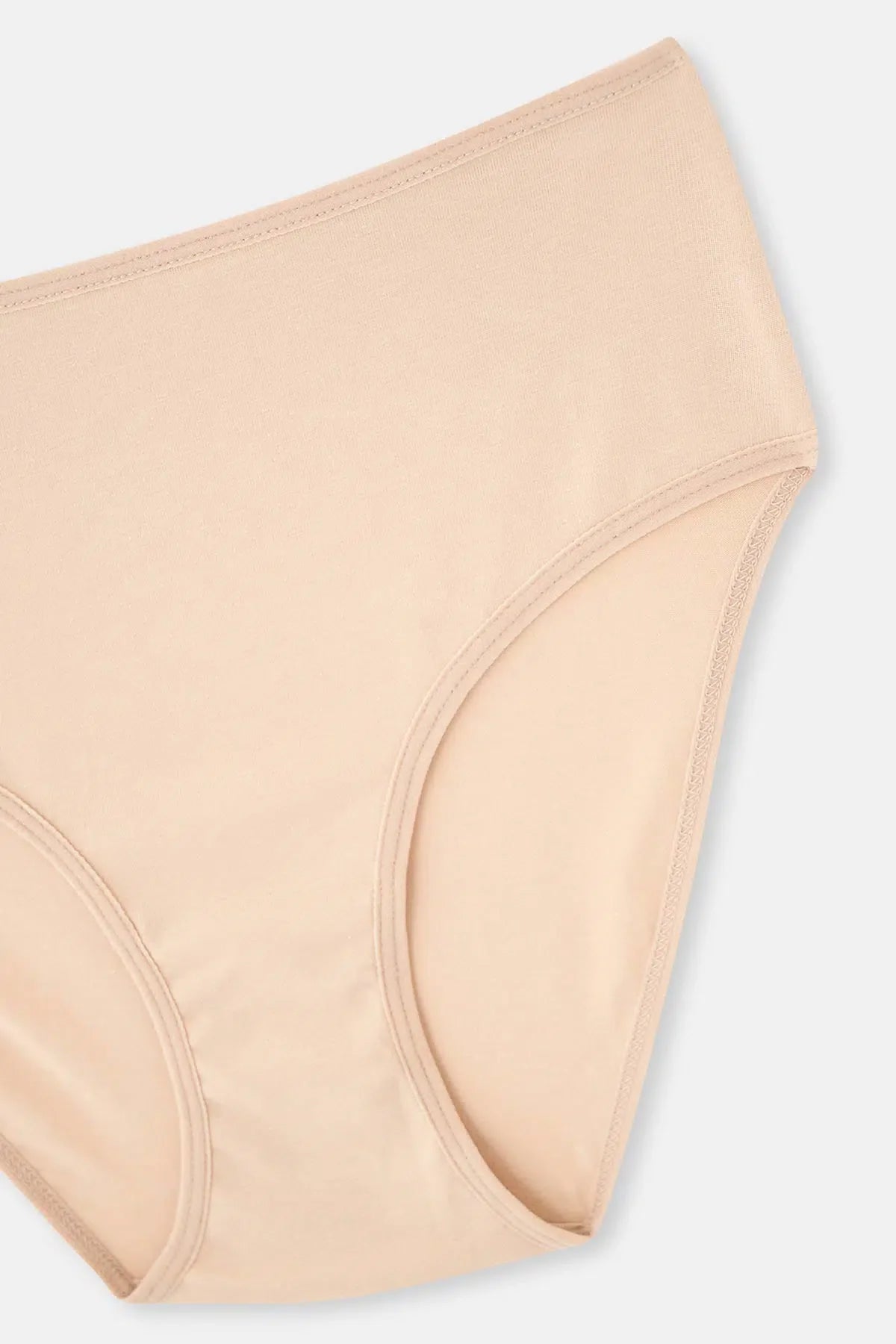 Siyah-beyaz-ten Yüksek Bel 3'lü Slip Külot