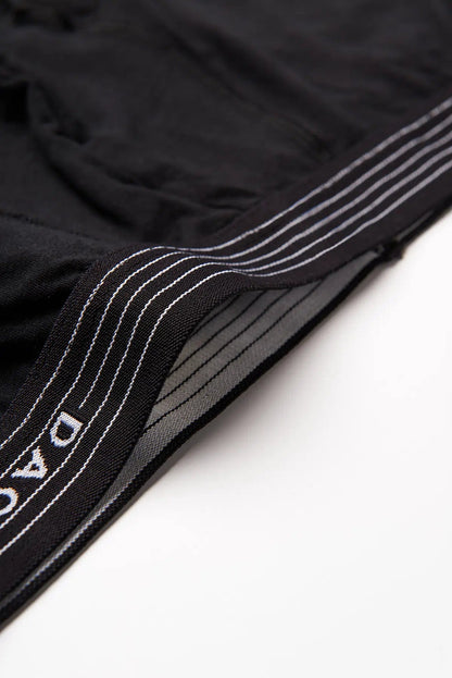 Siyah Penye Compact Düz Erkek Slip Külot