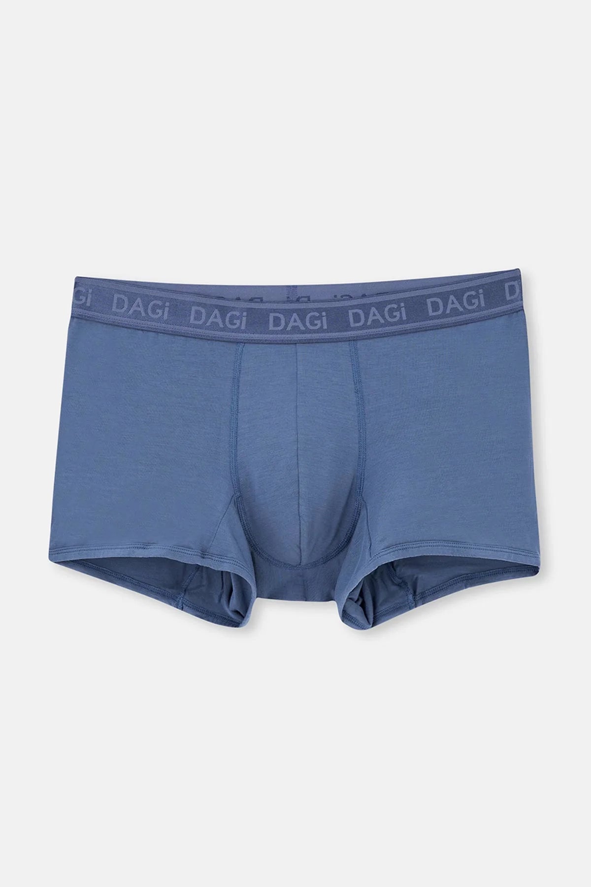 Açık Kahve-lacivert 2'li Düz Micro Modal Boxer