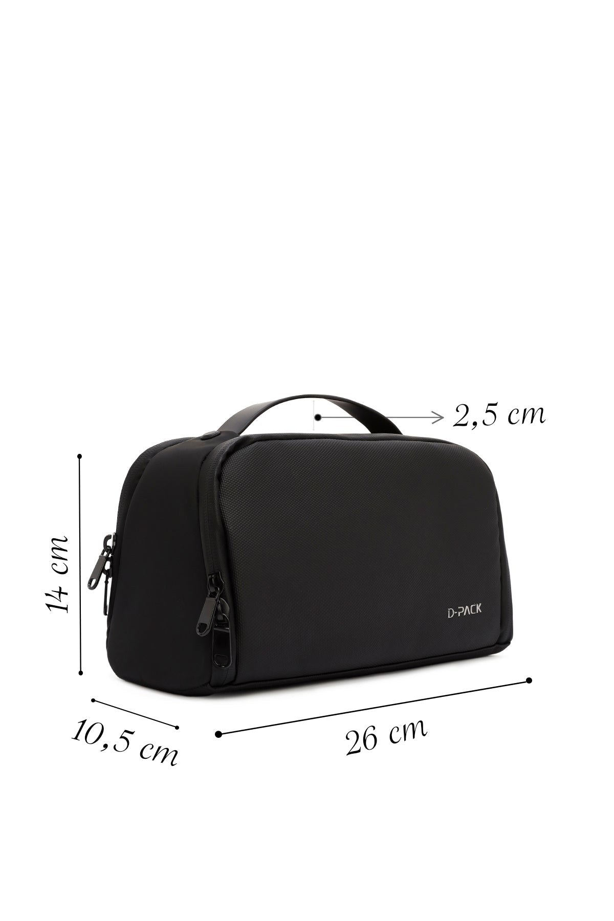 D-pack Erkek Siyah Kumaş El Çantası