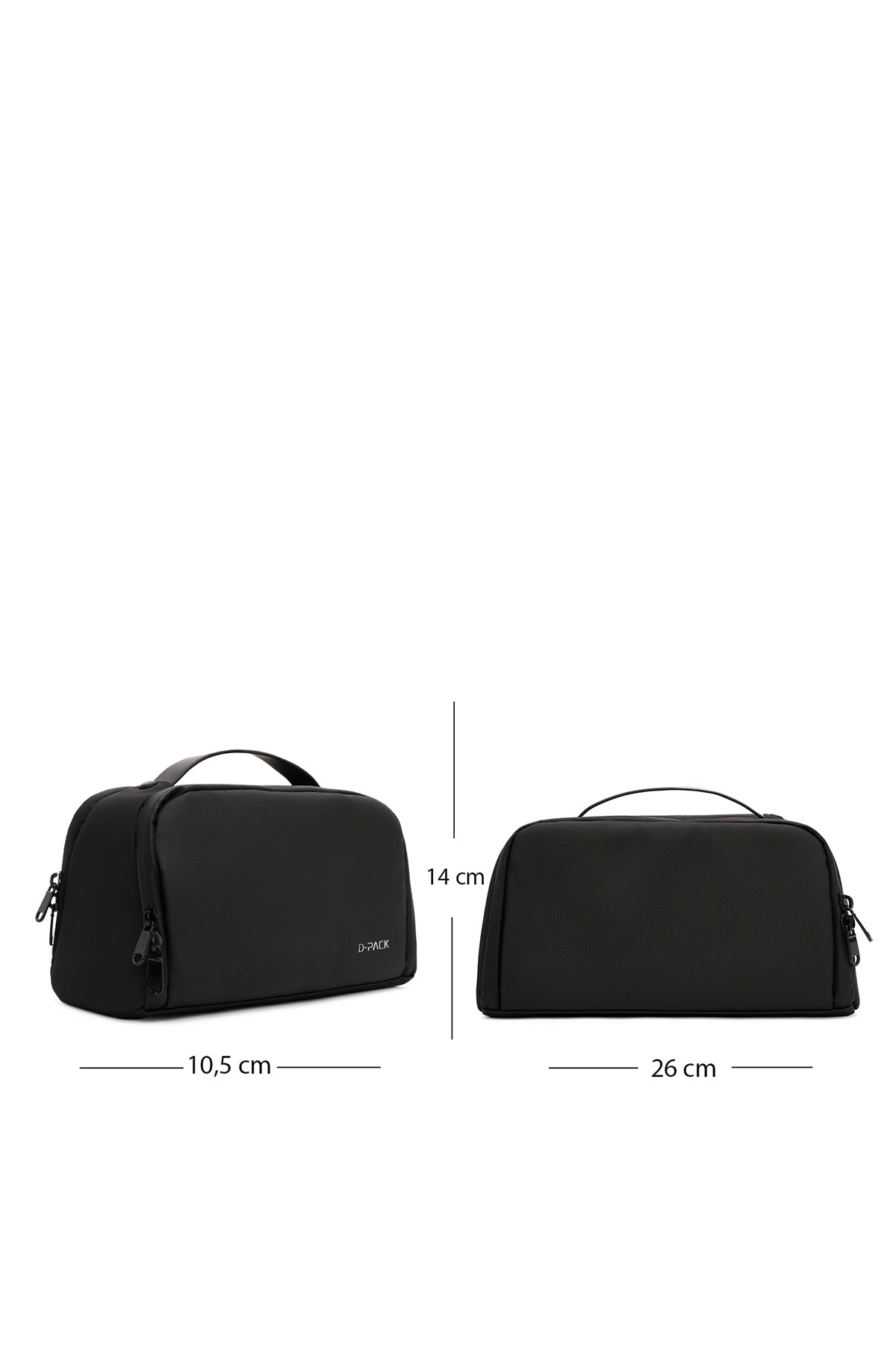 D-pack Erkek Siyah Kumaş El Çantası