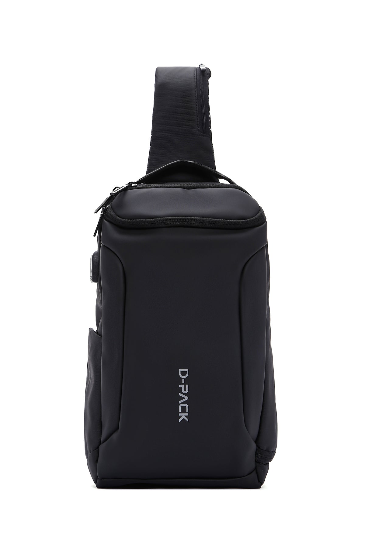 D-pack Erkek Siyah Teknolojik Kumaş Çapraz Çanta