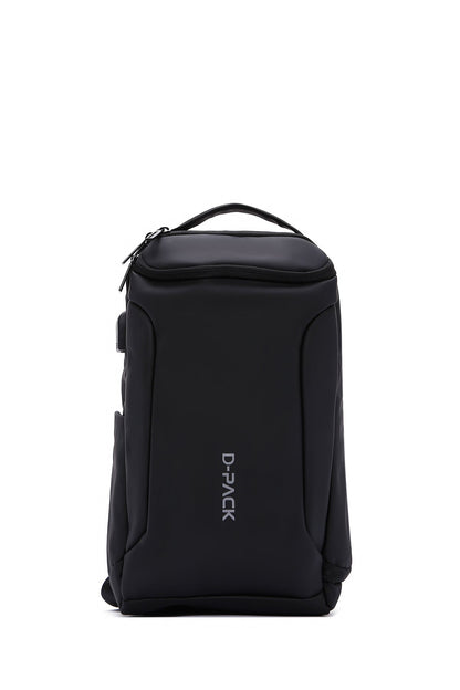 D-pack Erkek Siyah Teknolojik Kumaş Çapraz Çanta