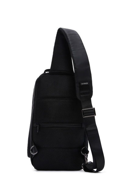 D-pack Erkek Siyah Teknolojik Kumaş Çapraz Çanta