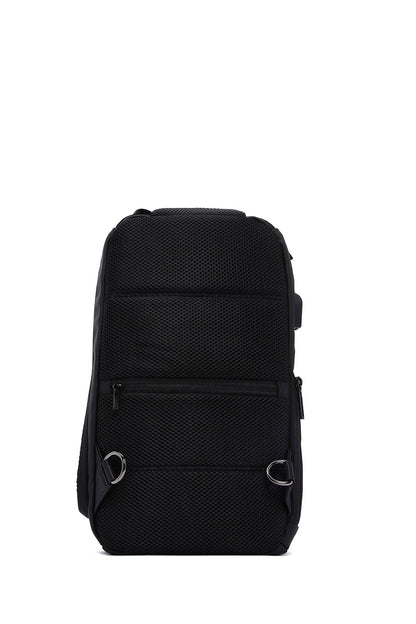 D-pack Erkek Siyah Teknolojik Kumaş Çapraz Çanta