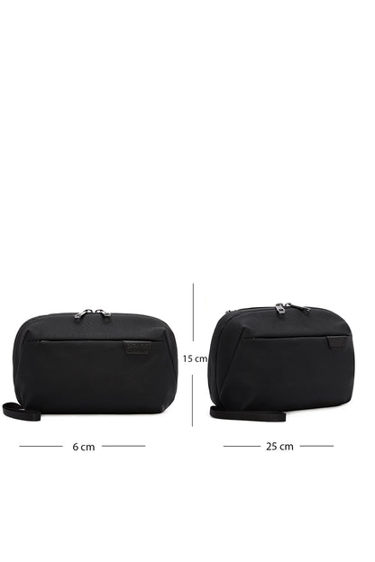 D-pack Erkek Siyah Kumaş El Çantası