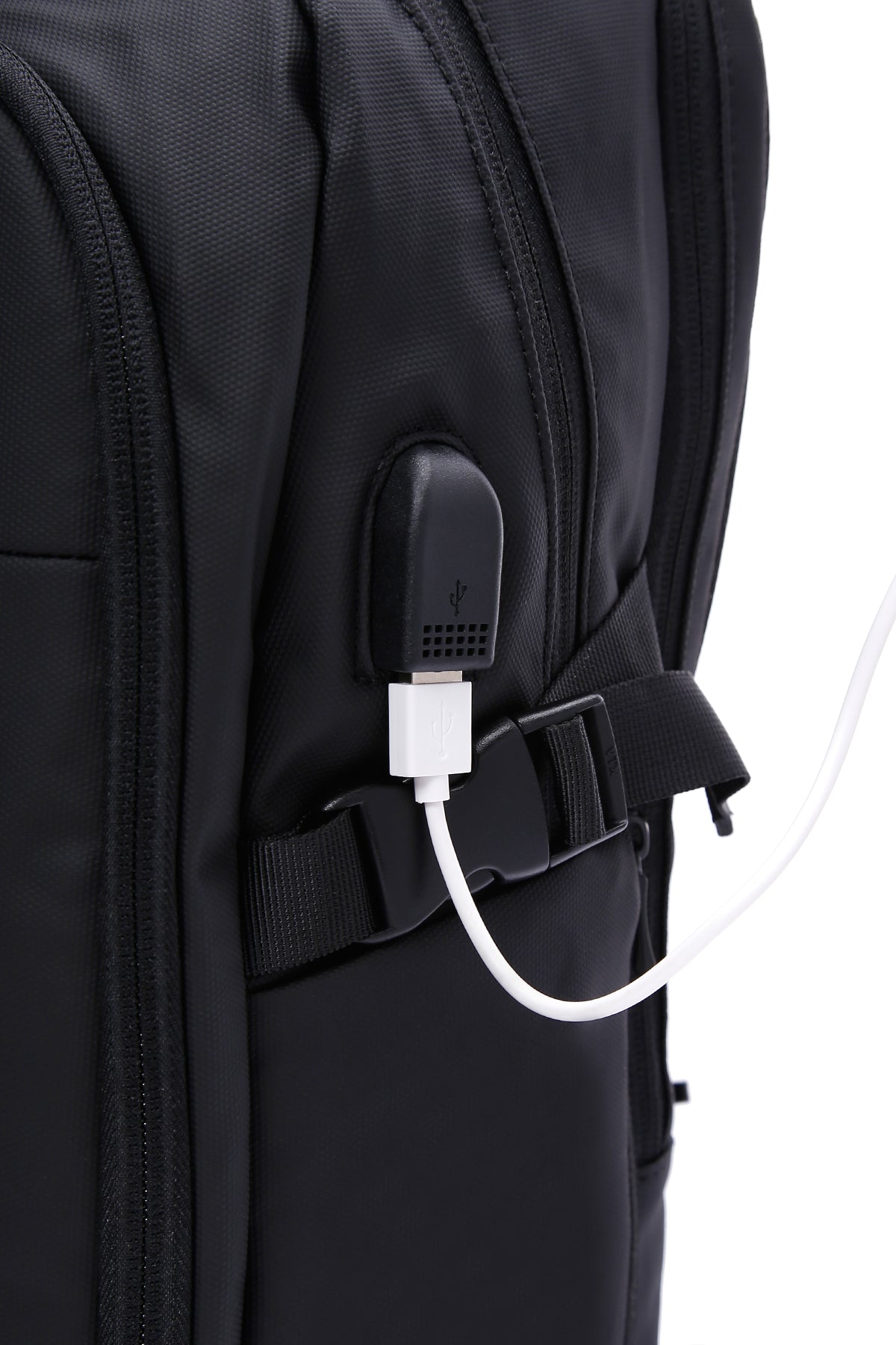 D-pack Erkek Siyah Teknolojik Kumaş Sırt Çantası