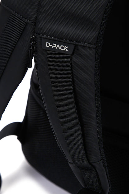 D-pack Erkek Siyah Teknolojik Kumaş Sırt Çantası