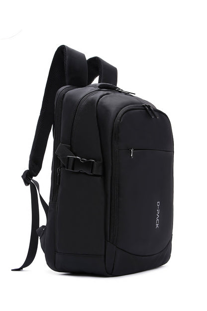D-pack Erkek Siyah Teknolojik Kumaş Sırt Çantası
