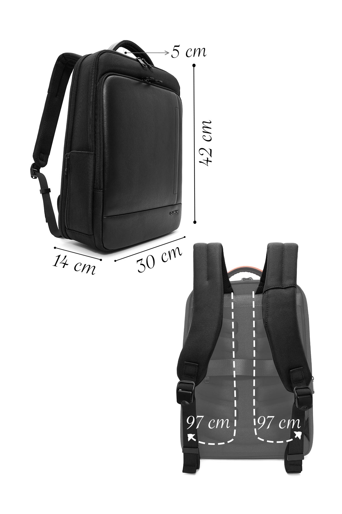 D-pack Erkek Siyah Sırt Çantası