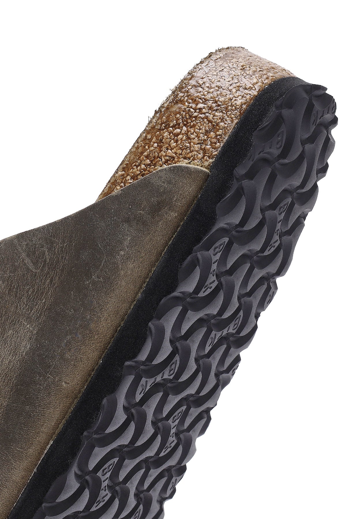 Birkenstock Erkek Haki Arizona Çift Tokalı Nubuk Deri Terlik