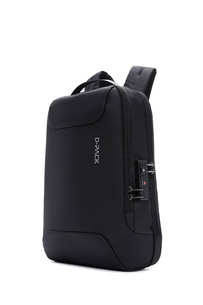 D-pack Erkek Siyah Teknolojik Hardcase Sırt Çantası
