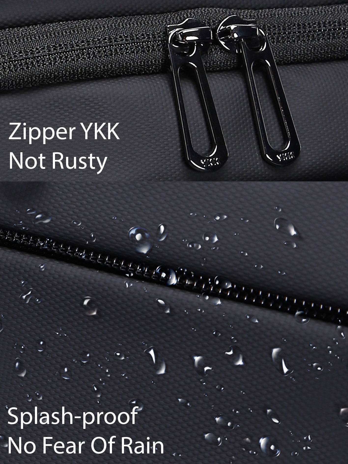 D-pack Erkek Siyah Teknolojik Kumaş Hardcase Sırt Çantası