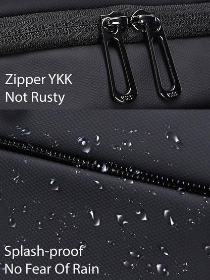 D-pack Erkek Siyah Teknolojik Kumaş Hardcase Sırt Çantası