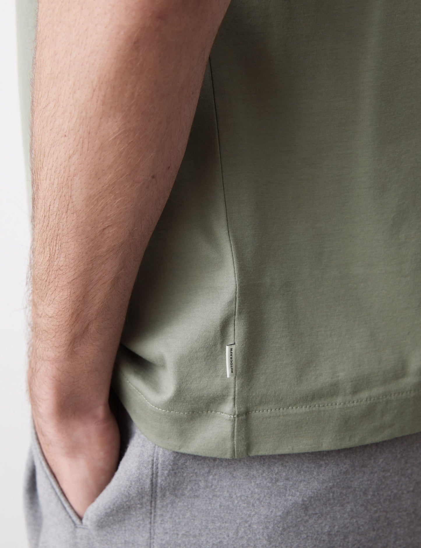 Saf Supima Pamuklu Oversize T-shirt