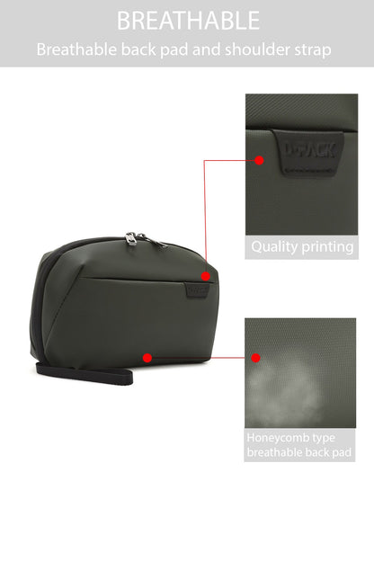 D-pack Erkek Haki Kumaş El Çantası