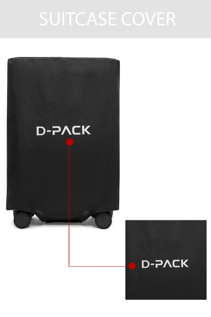 D-pack Erkek Siyah Kabin Boy Seyahat Çantası