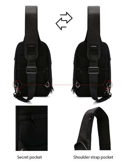 D-pack Erkek Siyah Teknolojik Sırt Çantası