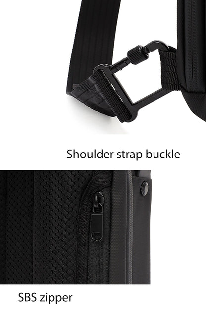 D-pack Erkek Gri Teknolojik Kumaş Çapraz Çanta