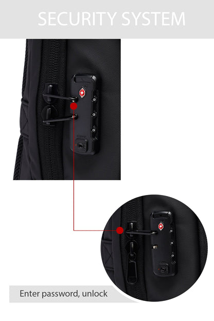 D-pack Erkek Siyah Kumaş Sırt Çantası