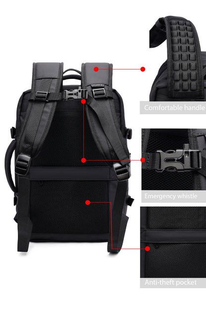 D-pack Erkek Siyah Kumaş Sırt Çantası