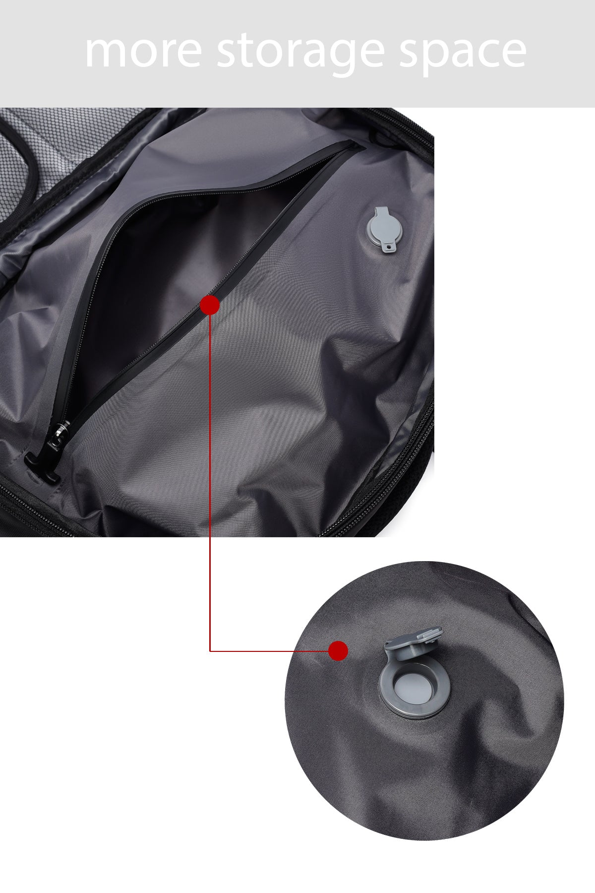 D-pack Erkek Siyah Kumaş Sırt Çantası