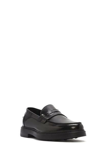 Erkek Siyah Deri Klasik Loafer