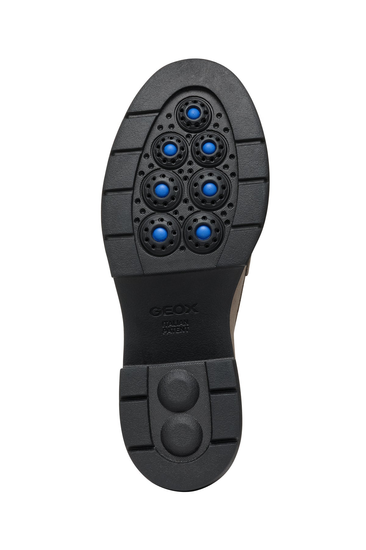 Geox Kadın Vizon Spherica Ec15 Kalın Topuklu Süet Deri Maskülen Loafer