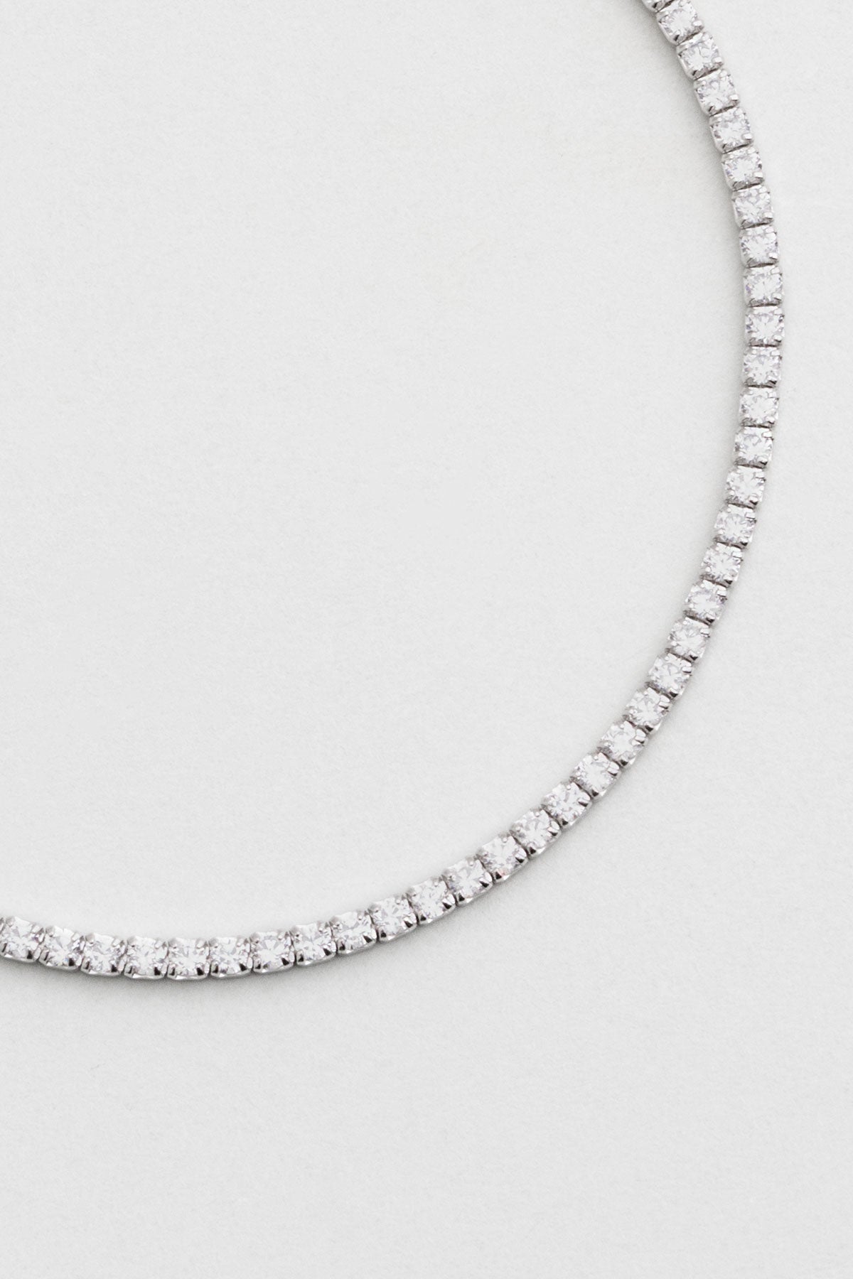 18 Ayar Beyaz Altın Kaplama Gümüş 20 Cm Su Yolu Bileklik 5068040199