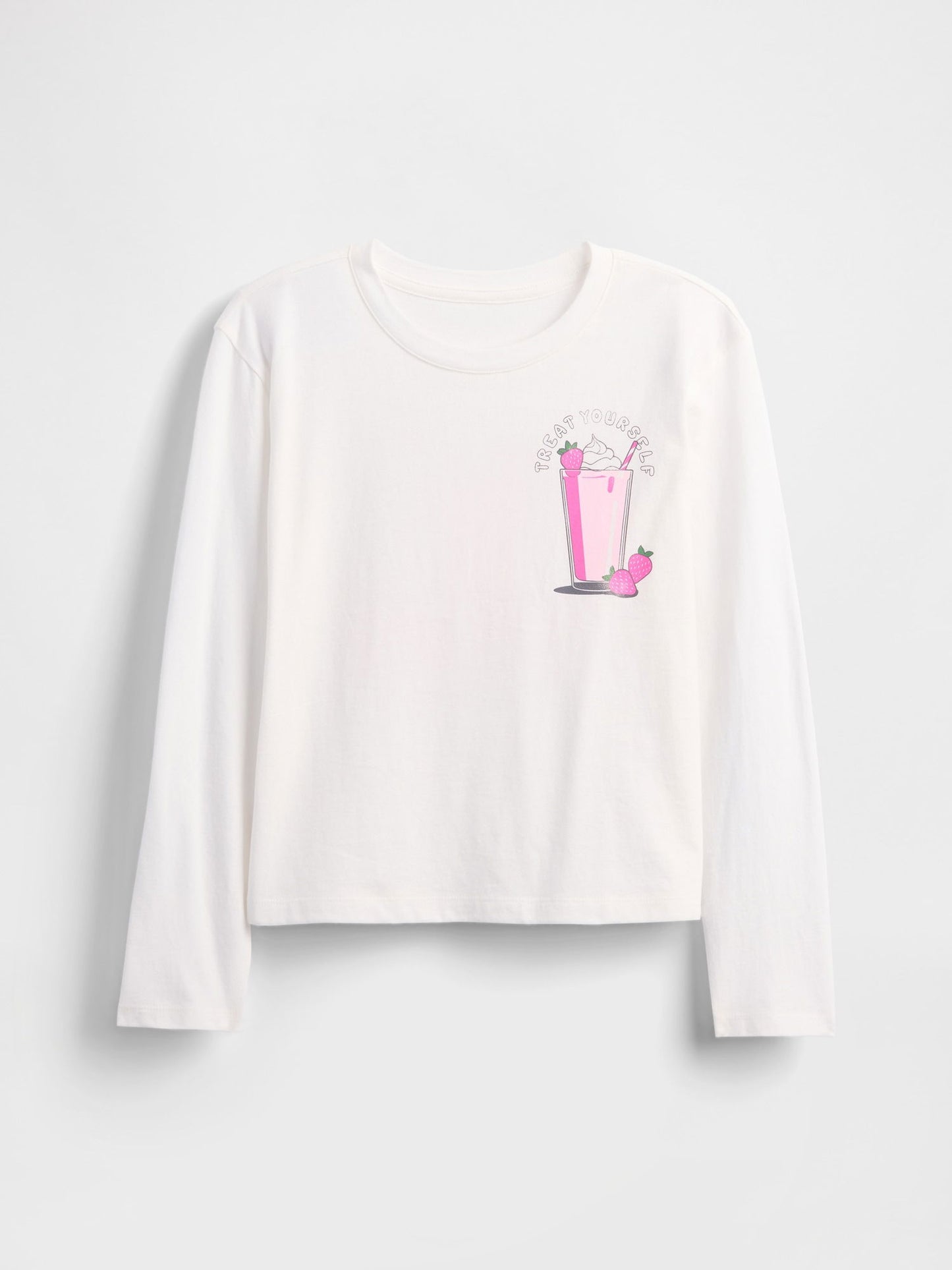 Beyaz Relaxed Grafik Baskılı T-shirt