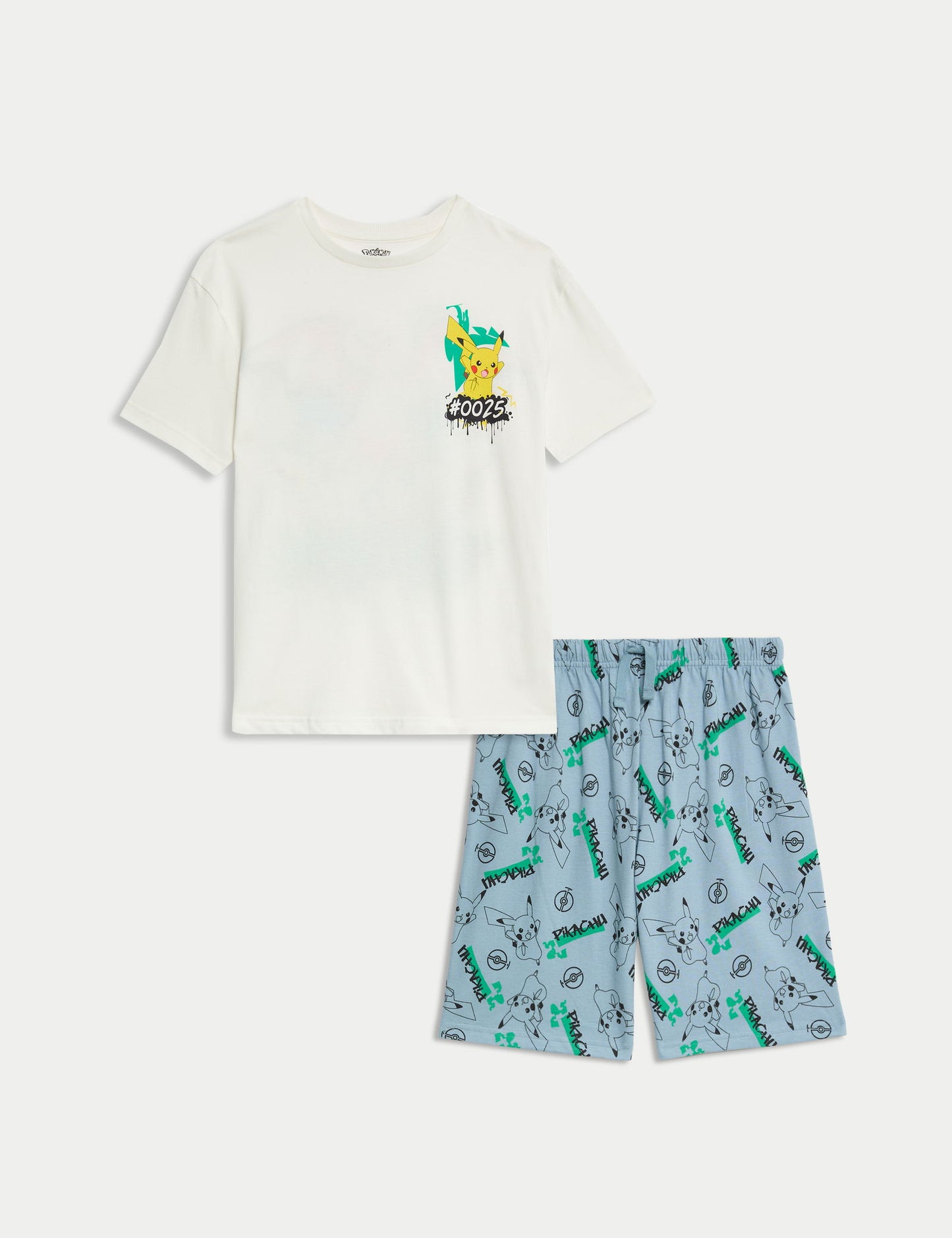 Saf Pamuklu Pokémon:trade_mark: Pijama Takımı (6-16 Yaş)