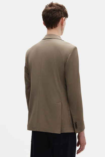 Tween Slim Fit Vizon Düz Kumaş Ceket