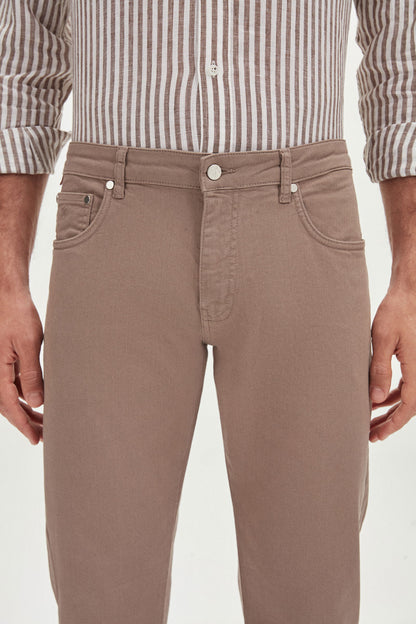 Damat Slim Fit Vizon Chino Pantolon