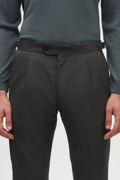 Damat Slim Fit Antrasit Yünlü Kumaş Pantolon