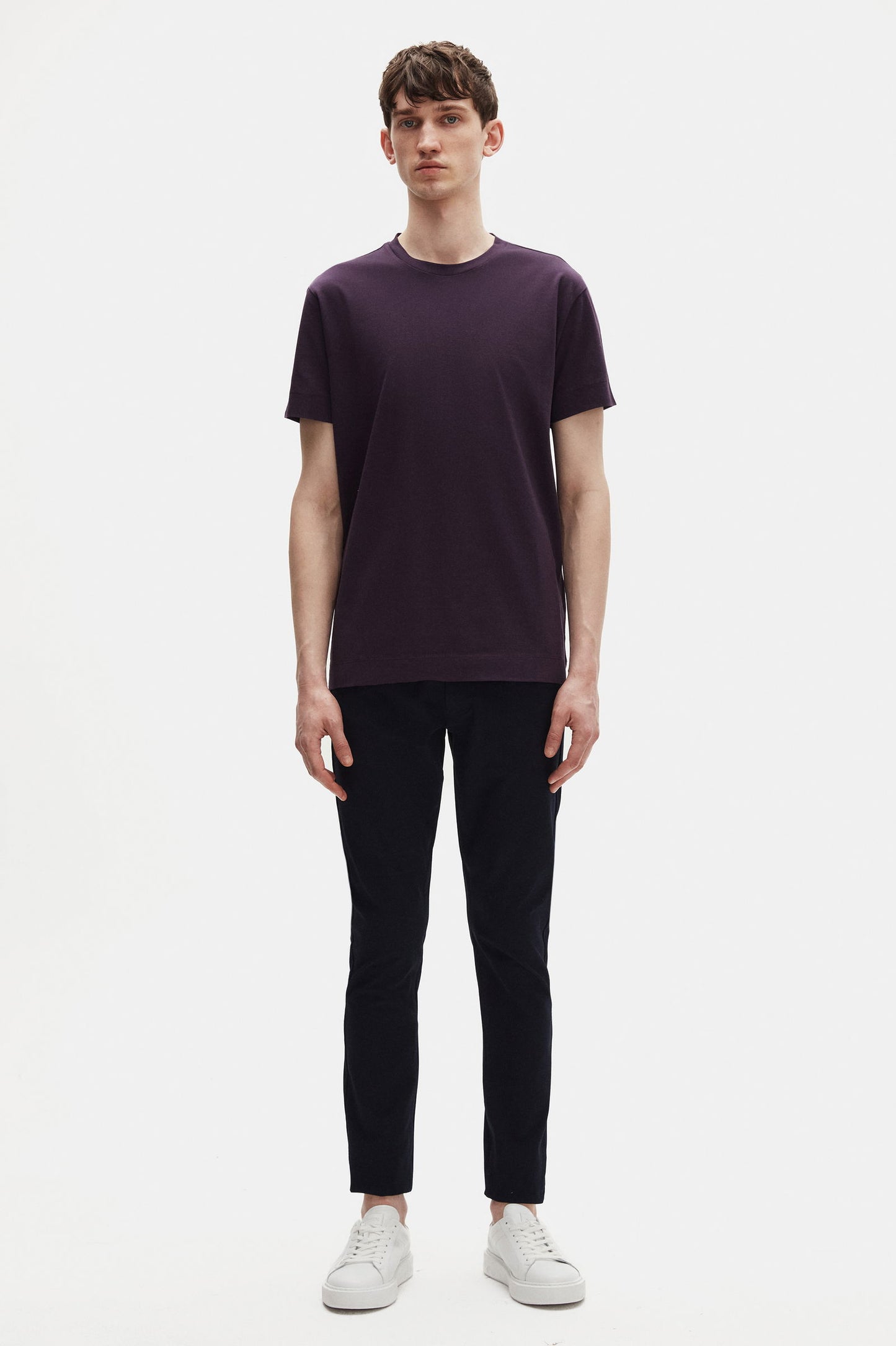 Tween Super Slim Fit Lacivert Diyagonel Chino Pantolon