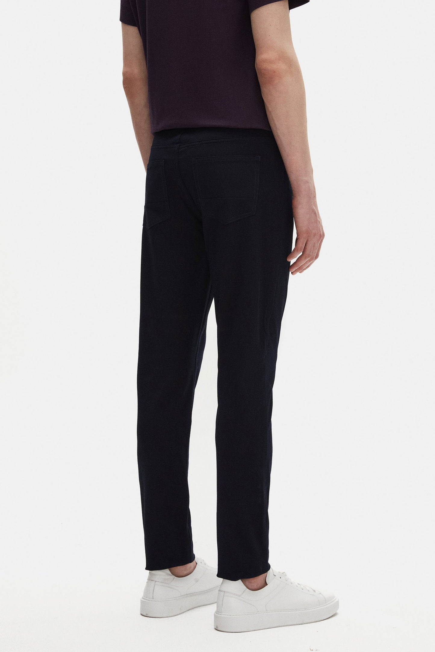 Tween Super Slim Fit Lacivert Diyagonel Chino Pantolon