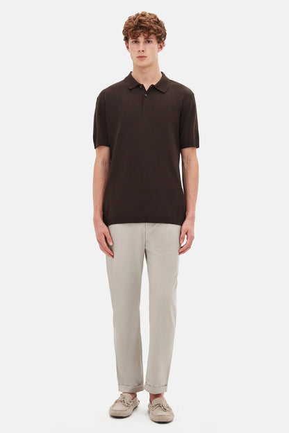 Tween Slim Fit Kahverengi Kazak