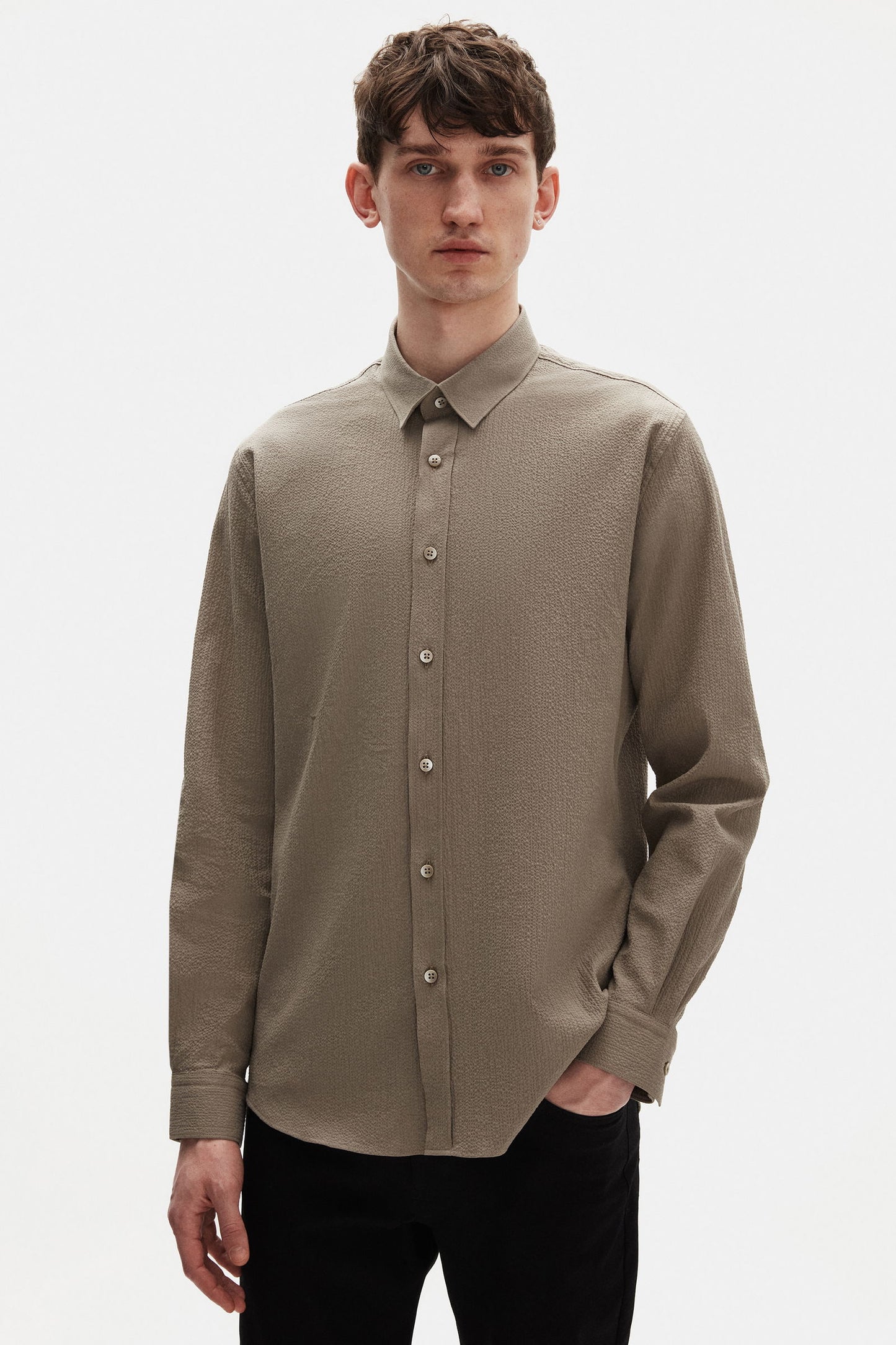Tween Slim Fit Vizon Gömlek