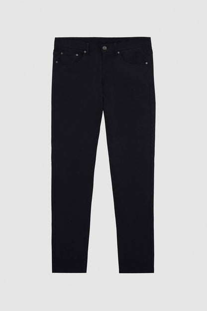 Tween Super Slim Fit Siyah Diyagonel Chino Pantolon