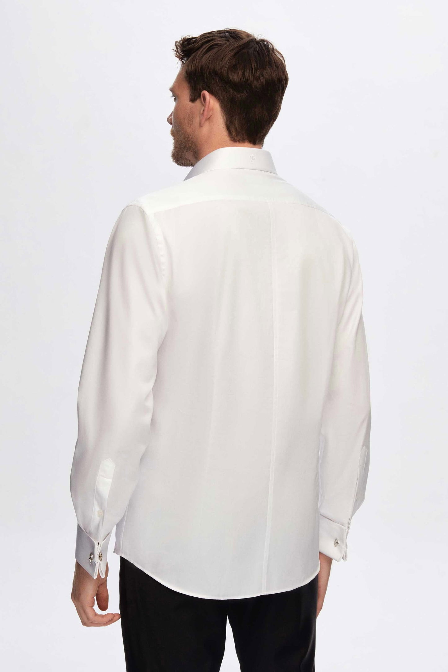 Damat Slim Fit Beyaz Nano Care Gömlek