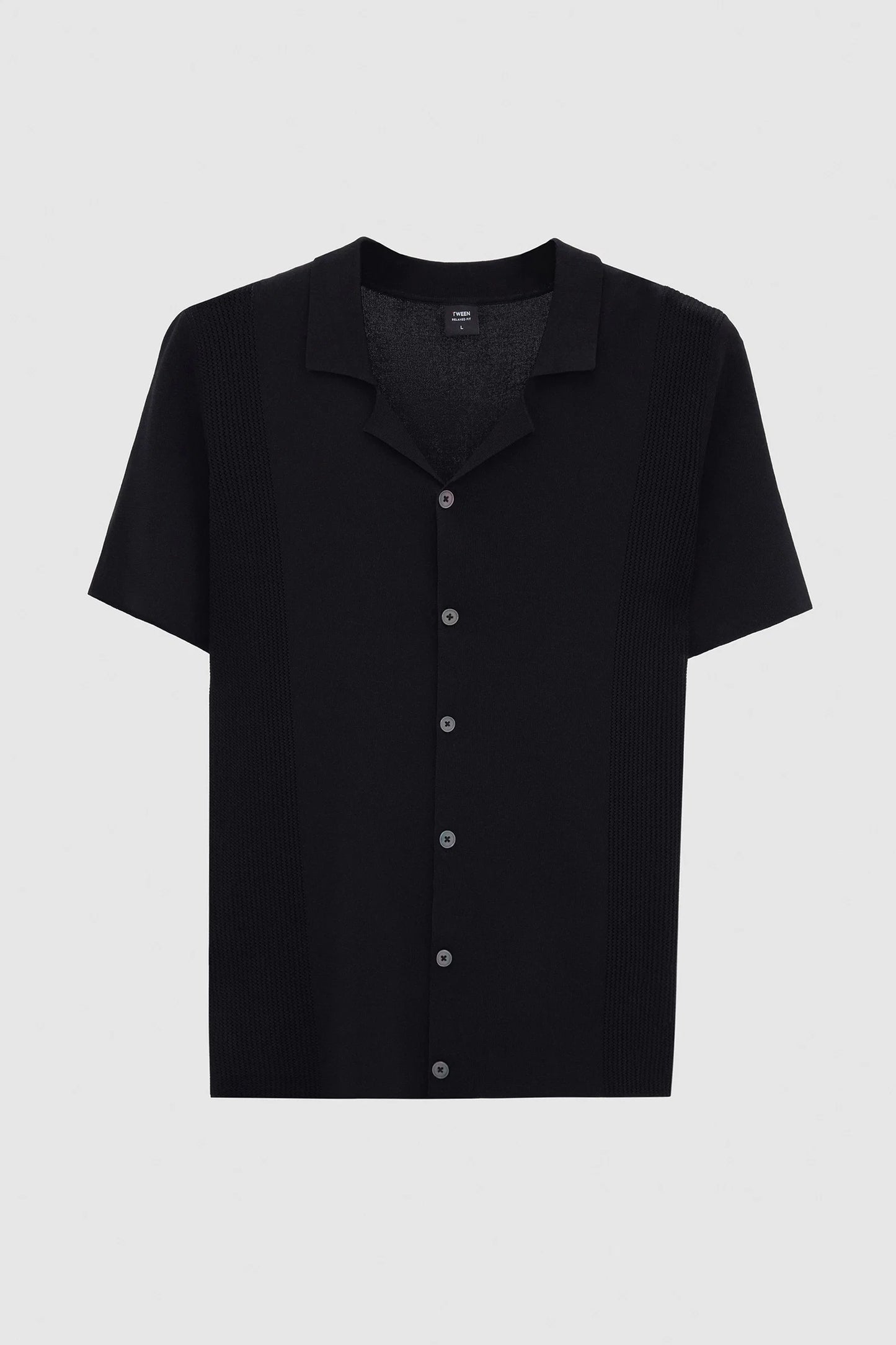 Tween Relaxed Fit Siyah Triko