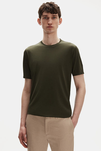 Tween Slim Fit Haki T-shirt