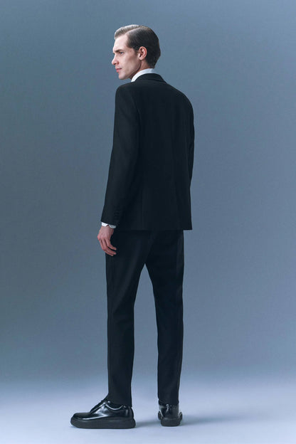 Tween Slim Fit Siyah Smokin Takim