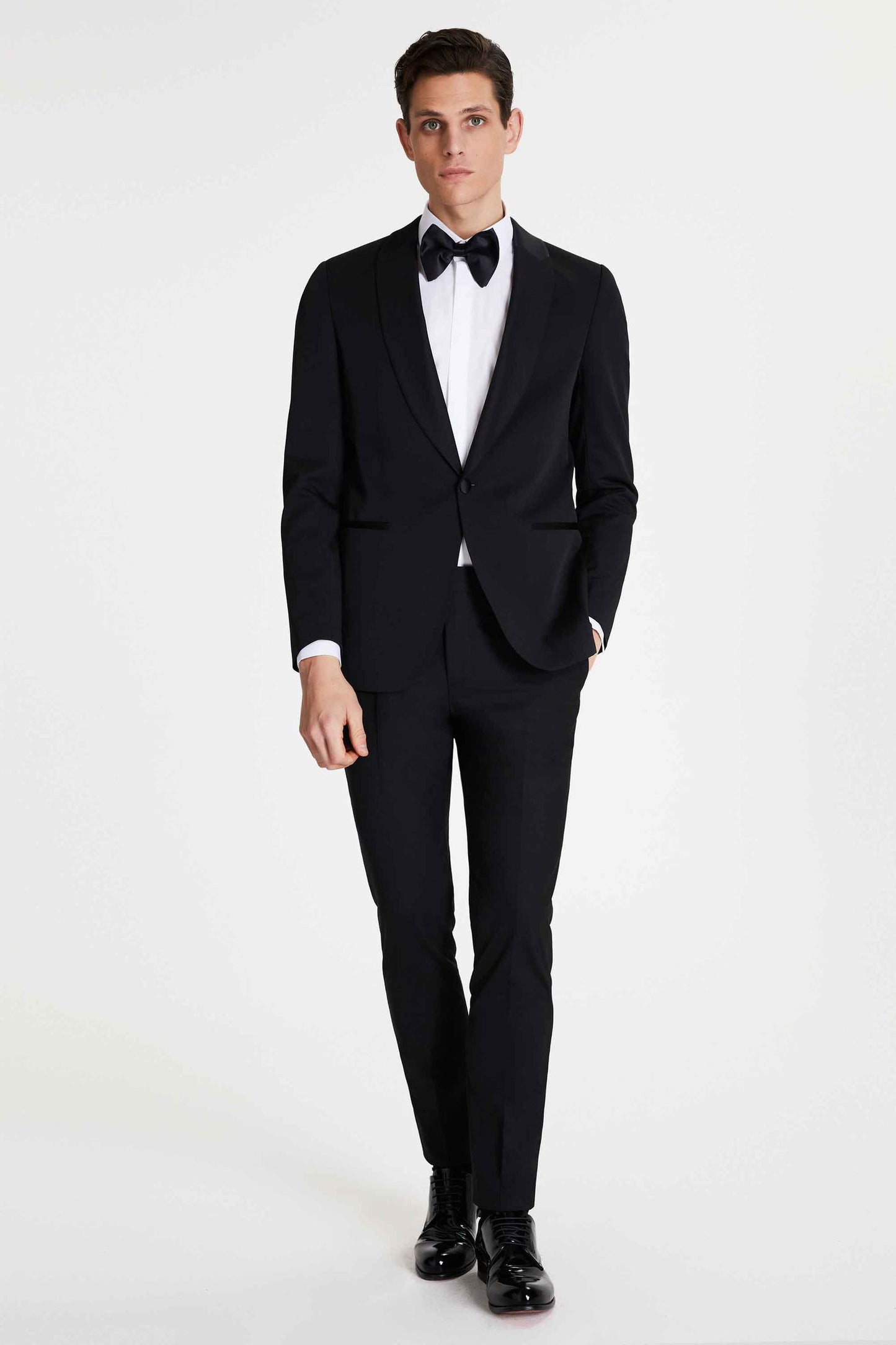 Tween Slim Fit Siyah Smokin Takim