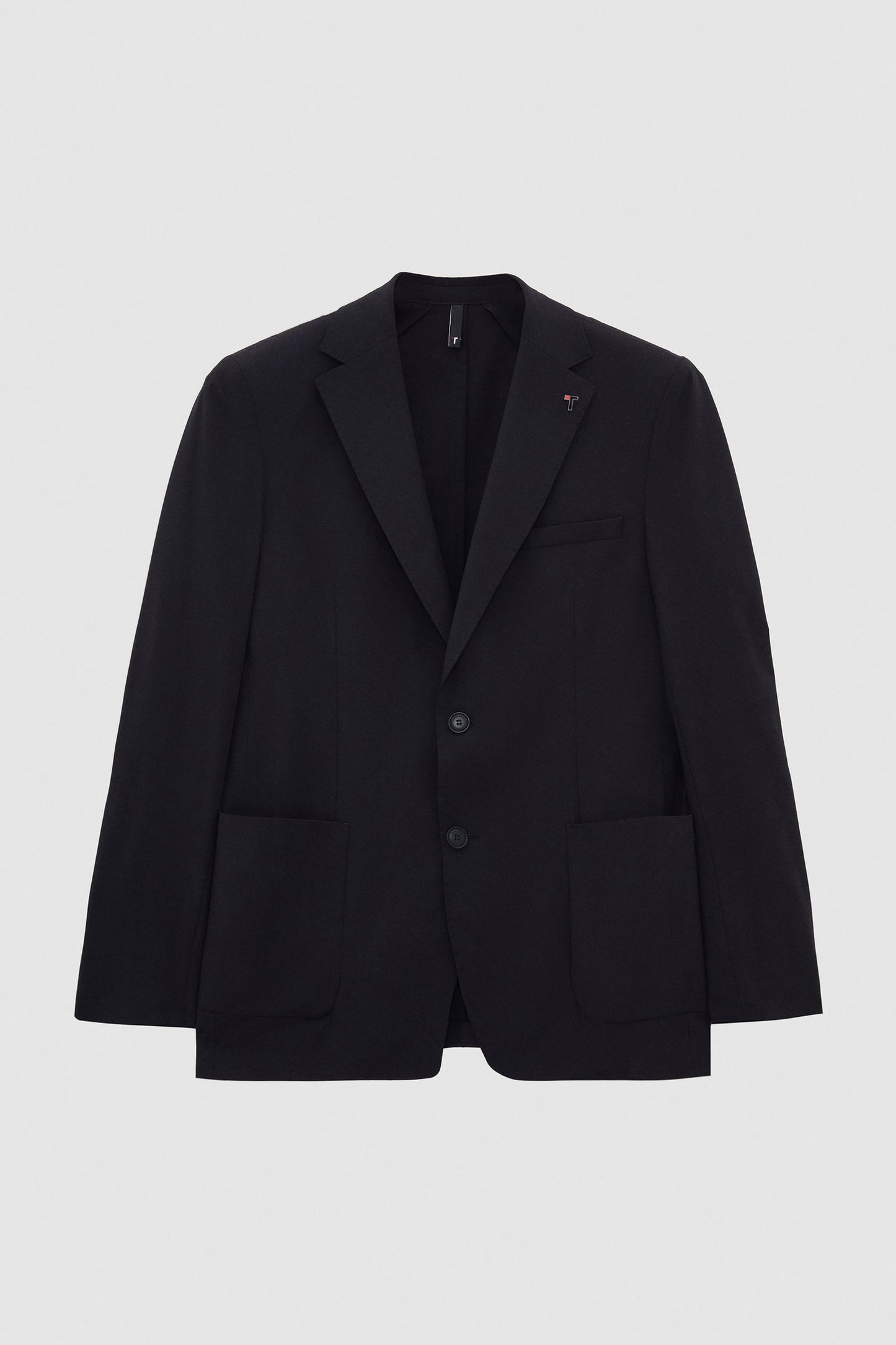 Tween Slim Fit Siyah Düz Kumaş Ceket