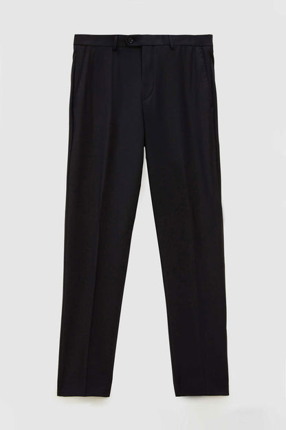 Damat Regular Fit Lacivert Düz Superfine Wool Takim Elbise