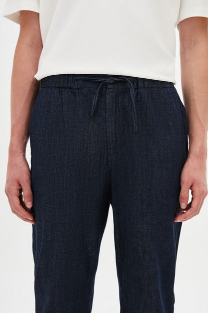 Tween Relaxed Fit Lacivert Denim Pantolon