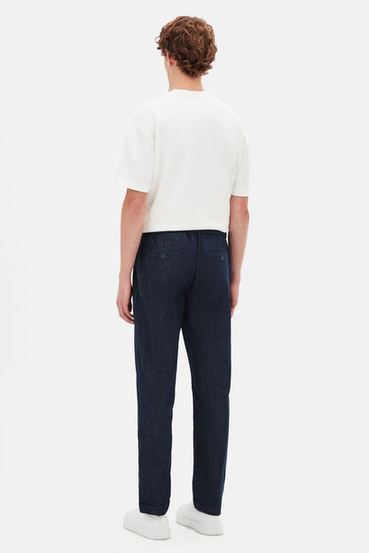 Tween Relaxed Fit Lacivert Denim Pantolon